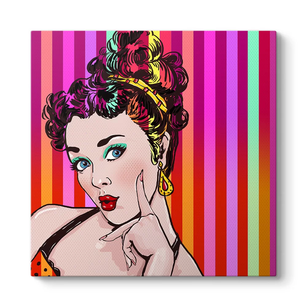 Pin Up Kızı Mucks Tablo - Model 3